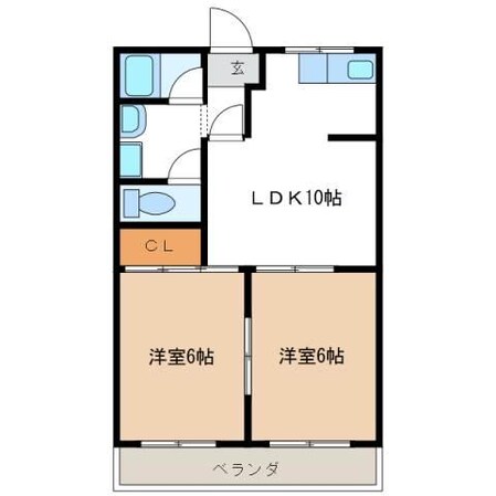 新可児駅 徒歩12分 2階の物件間取画像